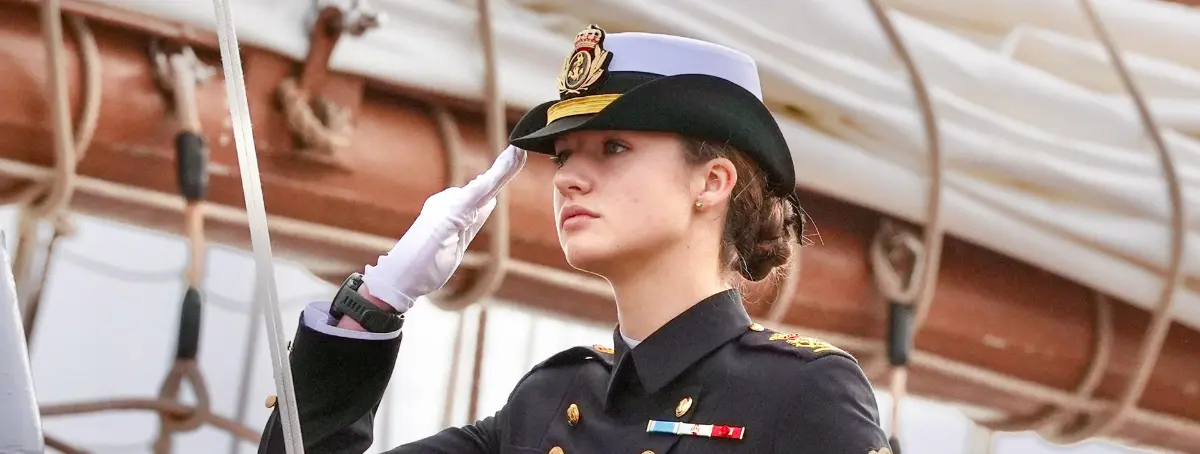 El equipo médico del Elcano confina a Leonor por vómitos y náuseas