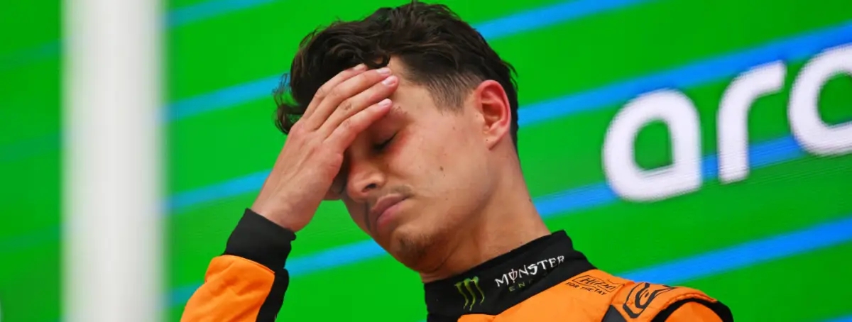 Lando Norris estalla de rabia,  su Ferrari F40 de 3 millones de euros acaba destrozado tras un accidente