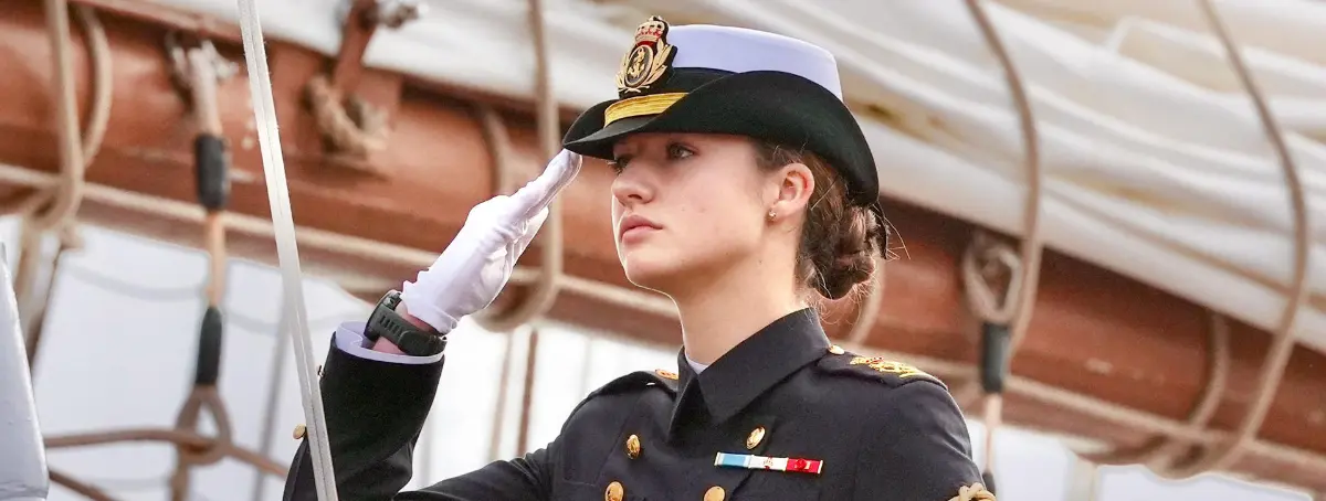 Leonor no ha hecho una sola guardia desde que se embarcó en Elcano