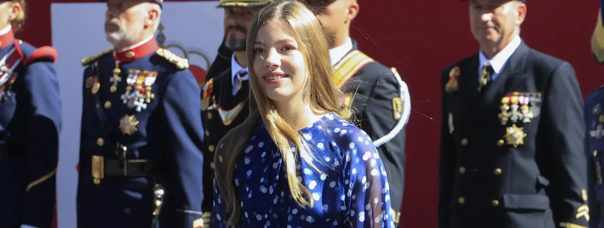 La infanta Sofía pasa por problemas de gravedad en Gales heredados de Letizia