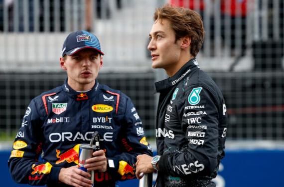 Se enciende la polémica, un expiloto critica duramente a Verstappen y Russell por sus actitudes