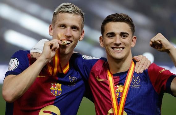 Gavi y Dani Olmo, colaboradores necesarios del despido más difícil de digerir en el Barça