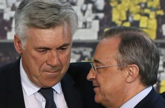 Florentino Pérez pide a Ancelotti que lo deje en el banquillo del Real Madrid