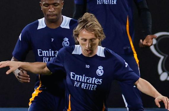 Modric se queja de que el Real Madrid juega con 10